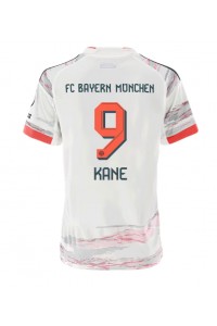 Bayern Munich Harry Kane #9 Jalkapallovaatteet Naisten Vieraspaita 2025-26 Lyhythihainen